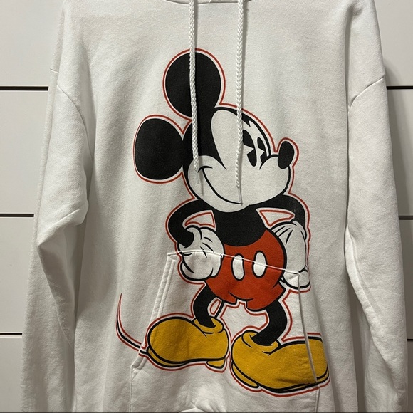 Disney White Mickey Sweatshirt - Picture 4 of 5